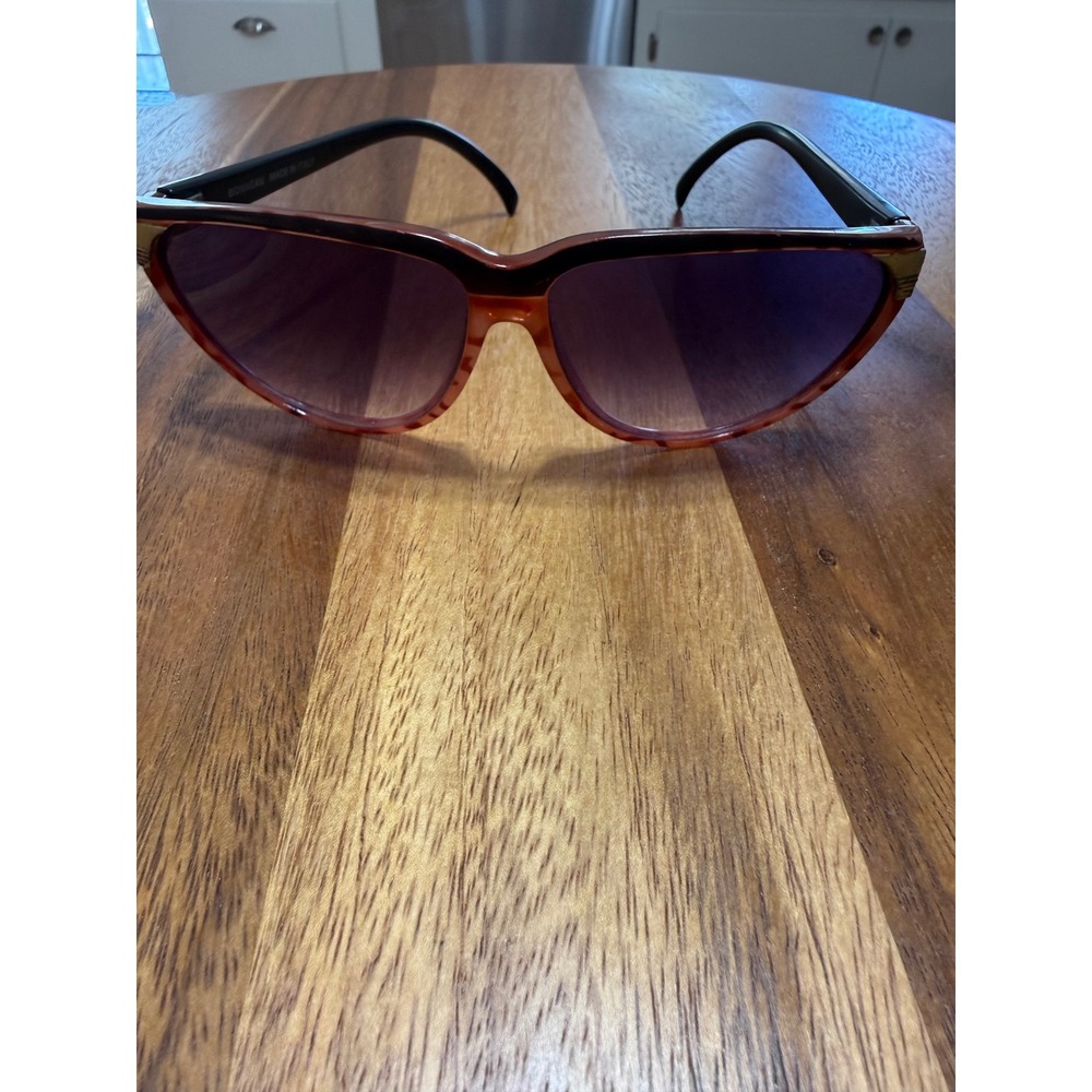 Bonneau Sunglasses Womens OS Brown Tortoise Good Made In Italy Gradient Retro